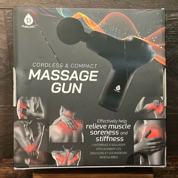 Pursonic 3 Speed Cordless & Rechargeable Professional Massage Gun. New in Box! - Picture 9 of 13